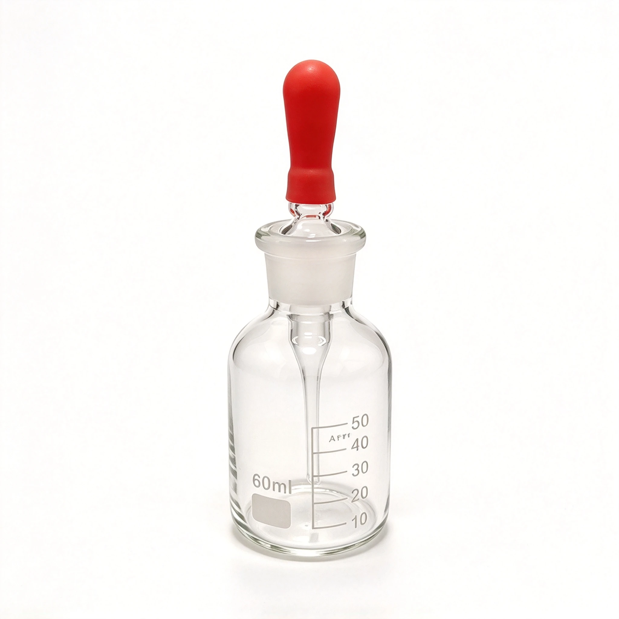 for White transparent borosilicate glass bottle body dropper bottle 60ml125ml250ml500ml1000ml dropper white dropper bottle