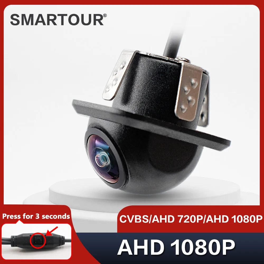 

4K Multi functional button to car camera supports AHD/NTSC for all camera channels universal small straw hat drilling drill bit