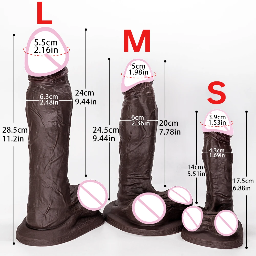 XXL Oversized Dildo Suction Cup Realistic Big Dildo For Female Vagina Masturbator Penis G Spot Stimulation Adult Toys Sex Shop