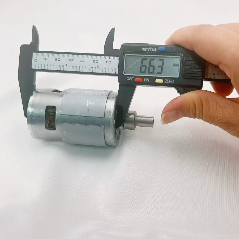 21V 775 Electric Blower Motor with Shaft for Hair Dryer, 755 DC Motor - High Speed Power Tool Spare Parts view 4