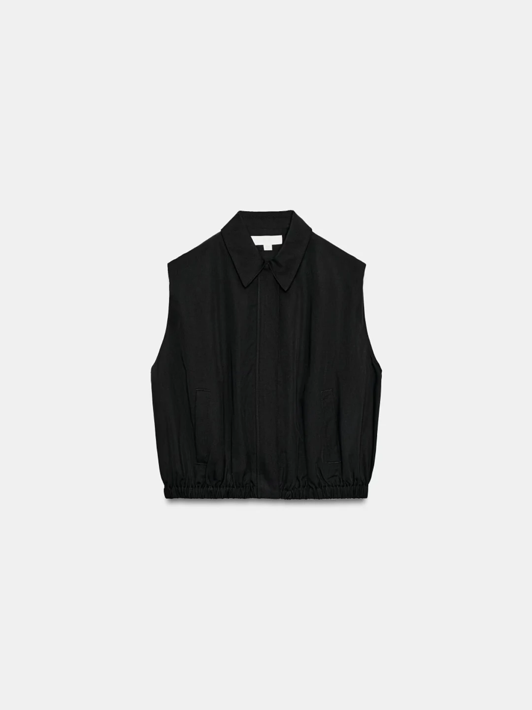 Loose Balloon Style American Streetwear Neutral Vest Women's Fashion Outerwear Short Length No Chest Pad Spring Season