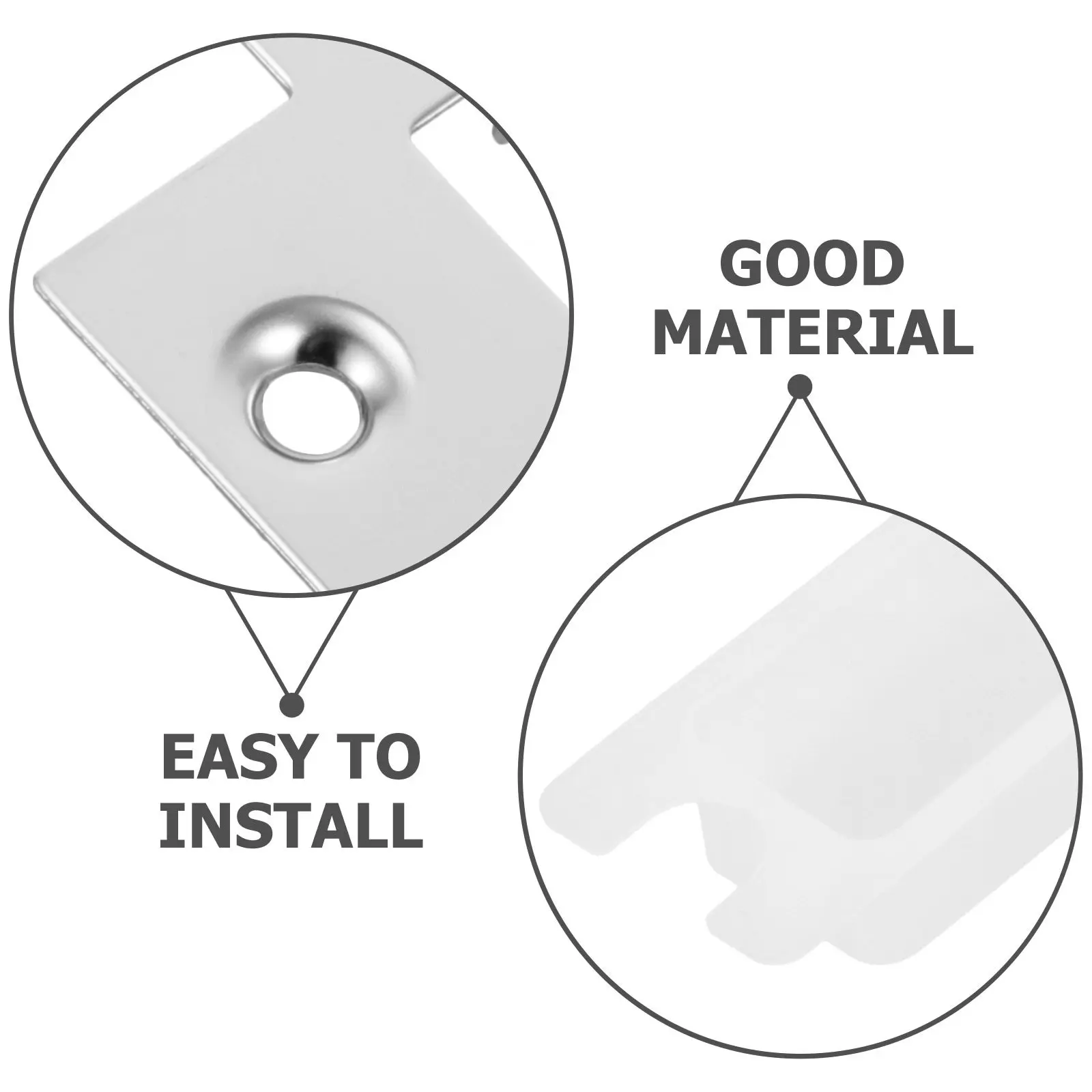 

Комплект металлических ответных планок для дверных замков, усиленный ремонтный набор для деревянных дверей