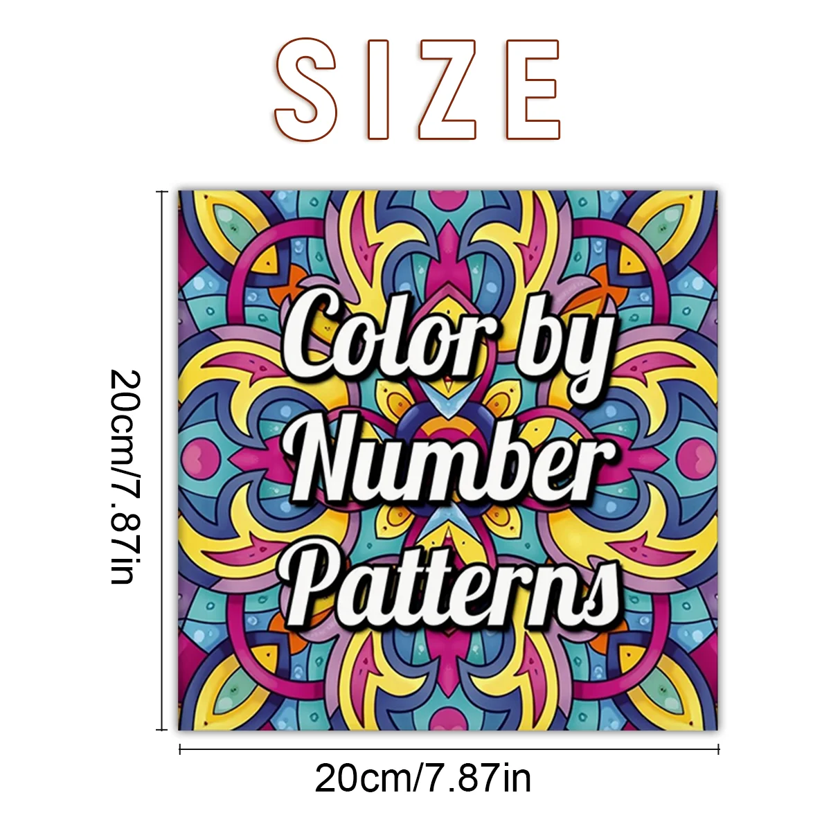 Adult Picture Book - Pattern Coloring Book for Stress Relief and Color Coordination Practice （no numbering）