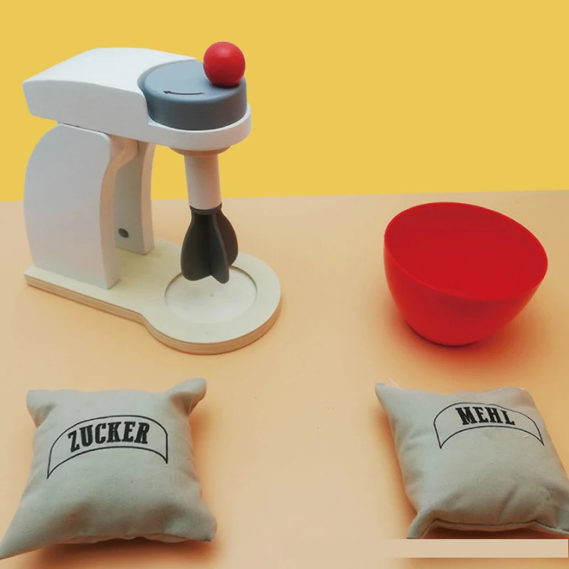 Play House ของเล่นไม้ผสมอาหารเช้าผสมน้ําชายามบ่ายการศึกษาจําลองของเล่นเด็ก Chef ของเล่น P604