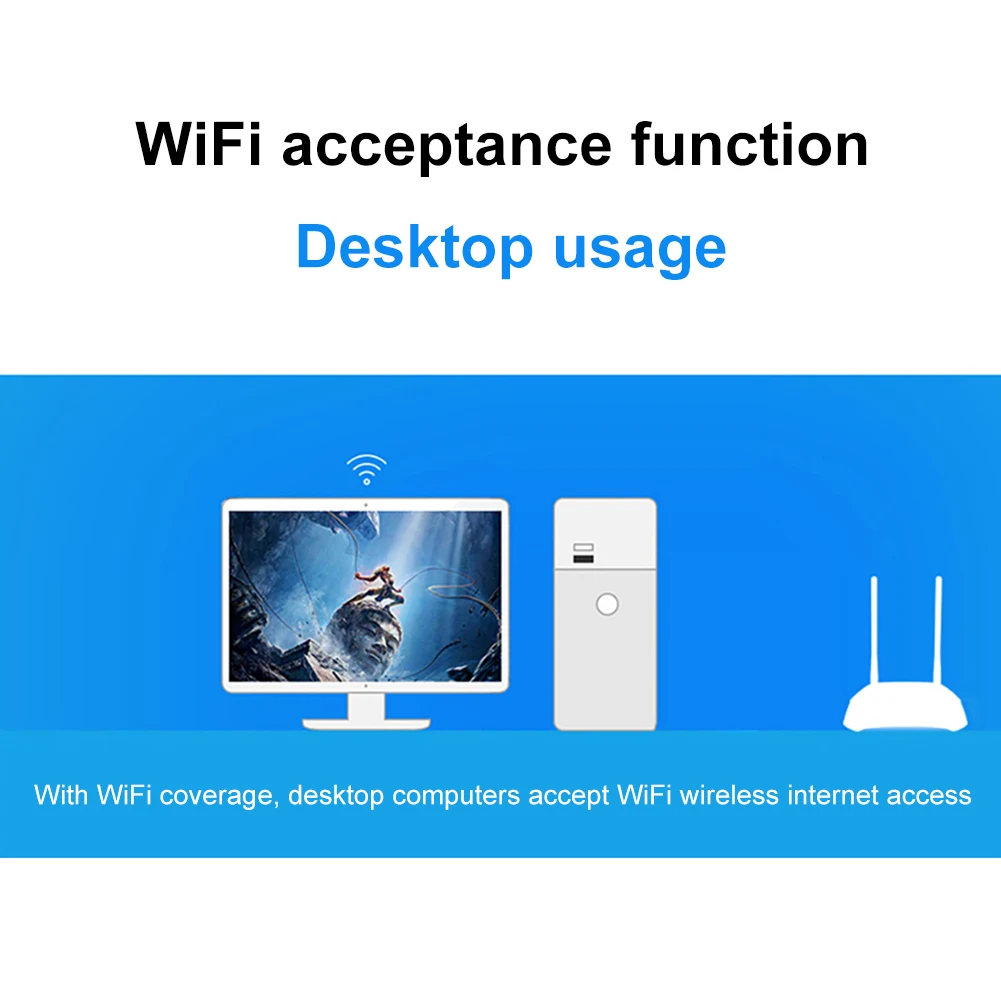 Mini USB WiFi Bluetooth Adapter 2.4GHz Wireless Network Card WiFi Dongle 150Mbps USB Dongle Network Card for PC/Laptop/Desktop