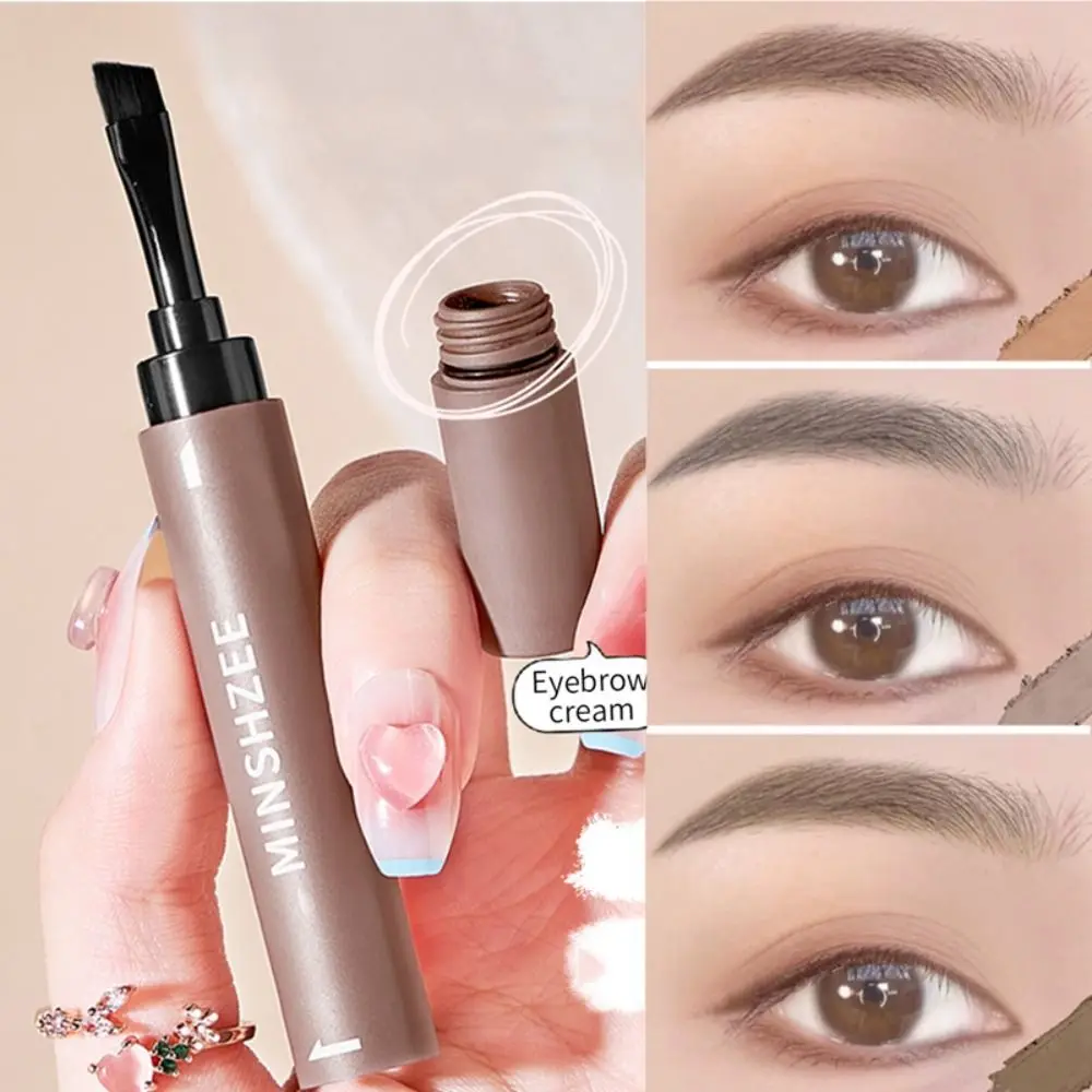 Impermeável Sobrancelha Enhancer Maquiagem Ferramenta, Sobrancelha Mascara com Sobrancelha Escova, Tint Liquid, Cream, Sobrancelha Lápis