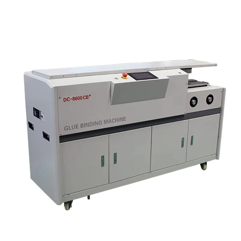 DC-8600CB+ Side Glue Perfect Binder /book Binder Machine/hot Glue Binding Machine Good Price