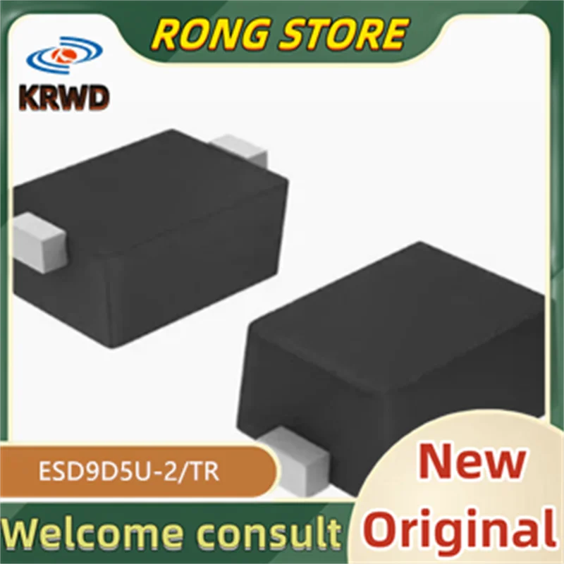 100PCS X New original ESD9D5U-2/TR ESD9D5U-2 SOD923