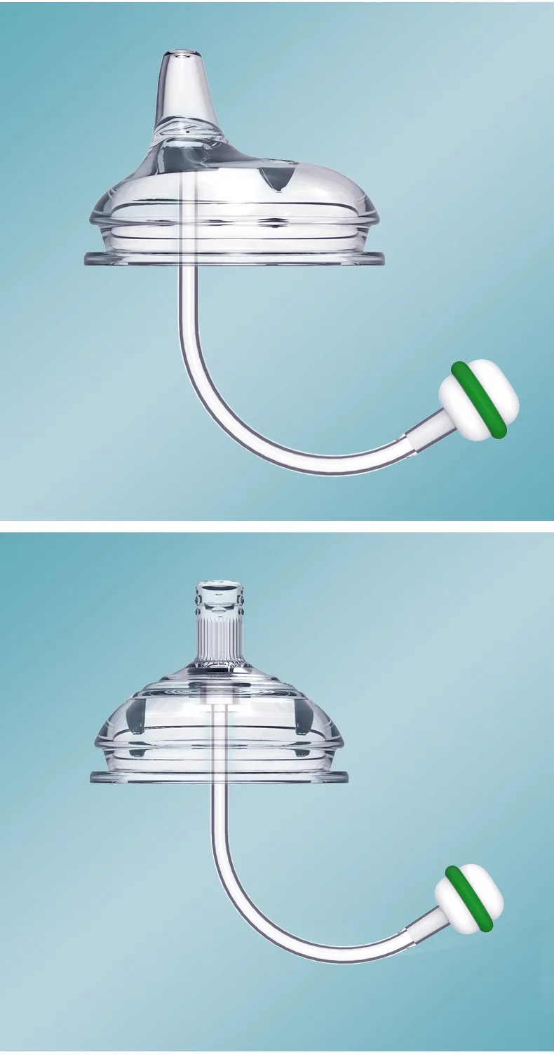 Baby Silicone bottle replacement feeding nipple variable flow teat deformation Drinking cup nipple for Comotomo - Image 6