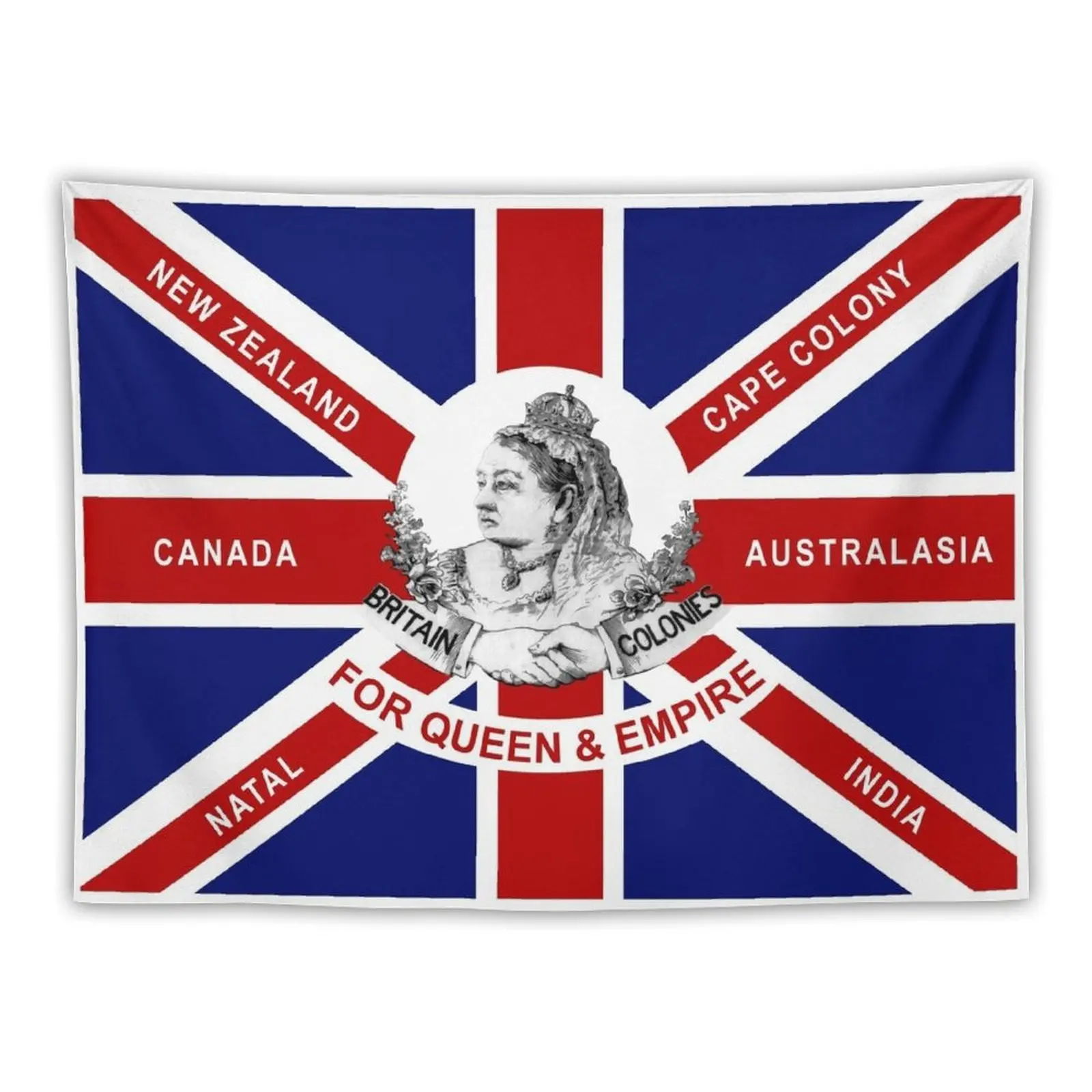 

For Queen and Empire Tapestry Carpet Wall Anime Decor Home Decorators Tapestry