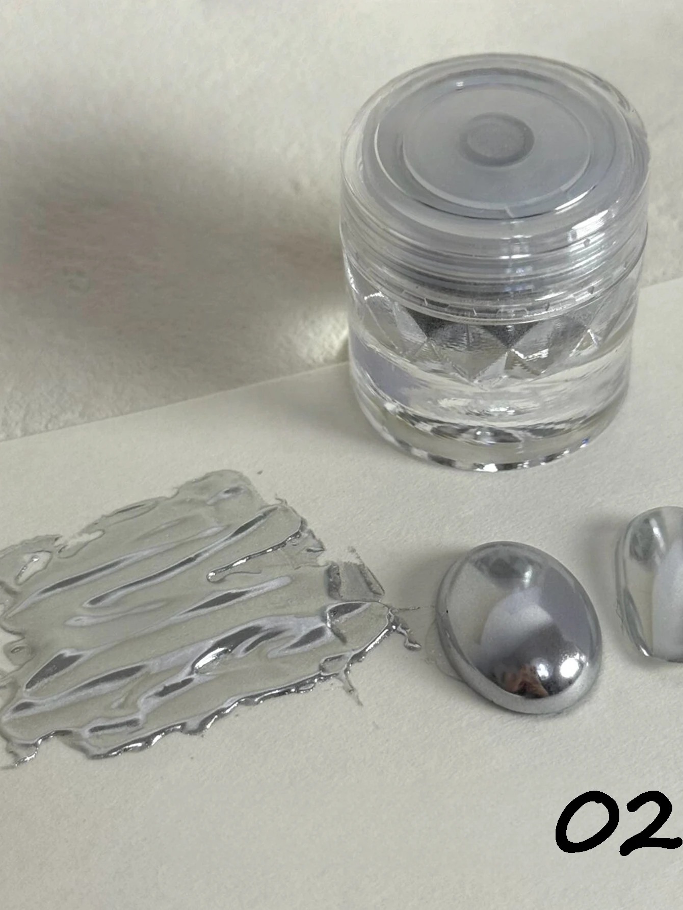 1 pieza de espejo mágico de dopamina, polvo de espejo mágico DIY para decoración de uñas, arte de uñas para principiantes