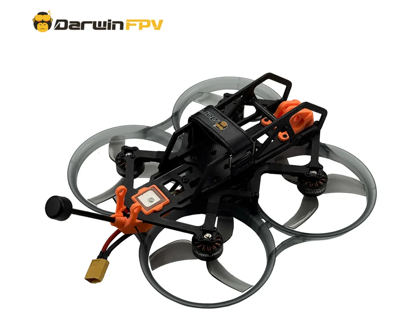 DarwinFPV NWE HULK-III Mini مقاوم للماء 5.8G FPV Racing Drone 6S مع 80A ECS F4 وحدة تحكم في الطيران لـ Quadcopter التناظرية #6