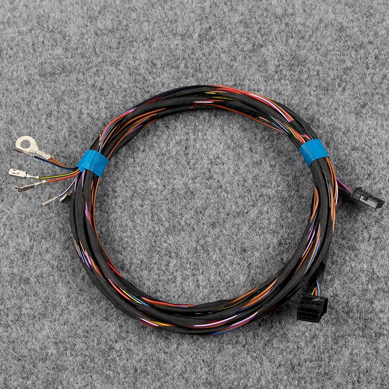 Automatic Anti Glare Indoor Mirror Wire Harness For VW Golf 7 MK7 Headlight Sensor Rain Sensor Wiring Cable