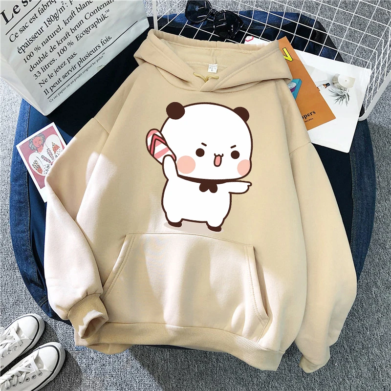 2024 Women Men Gothic Streetwear Kawaii Vintage Cartoon Sweatshirts Funny Graphic Hooded Bubu Dudu Y2k Print Hoodies Clothes