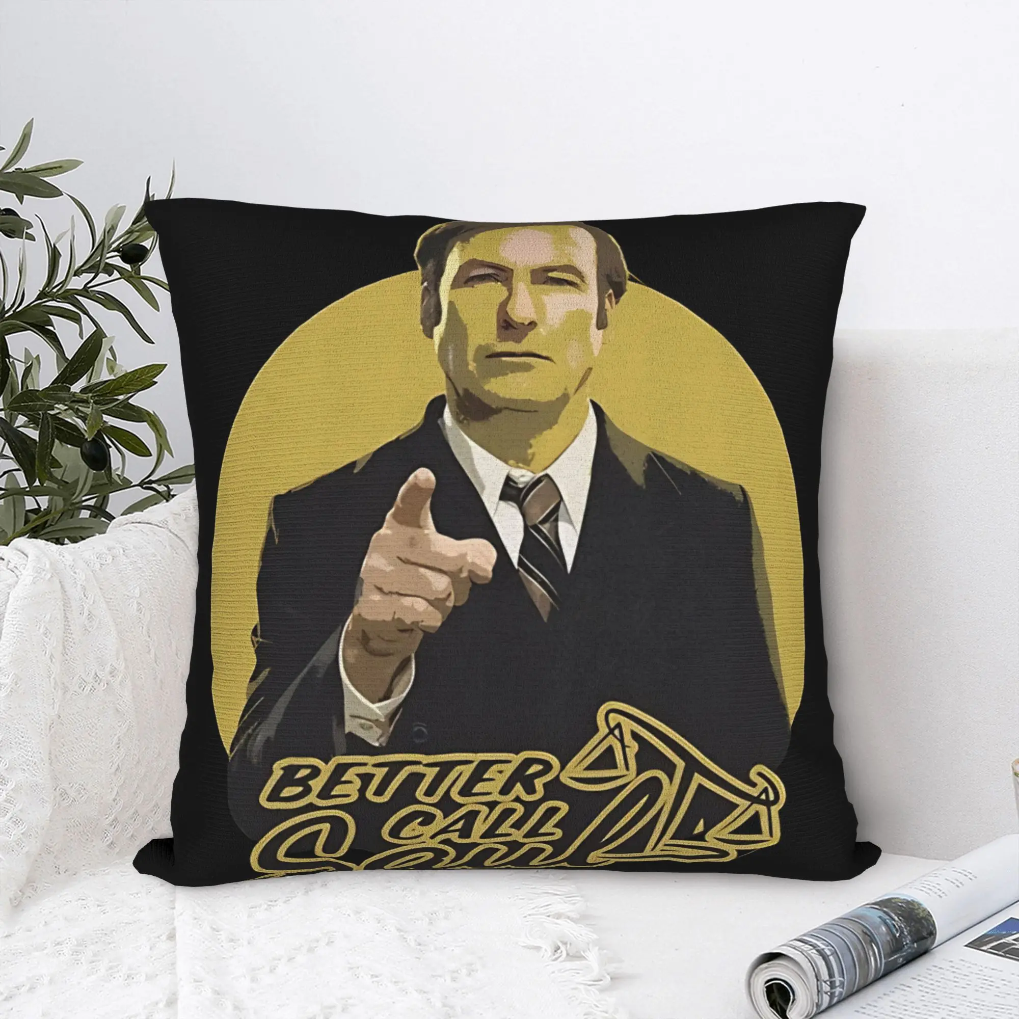 Housse de coussin Better Call Saul Lawyer BCS Kawaii, taie d'oreiller pour chaise, canapé, décoration de la maison