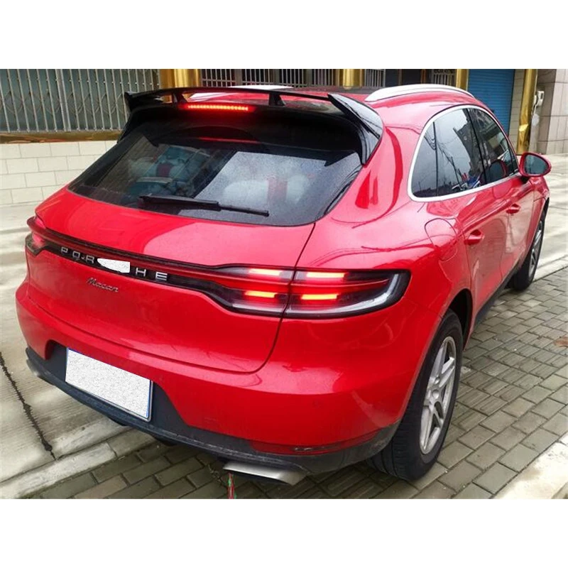 FOR Roof Car Spoiler Porsche Macan GTS 2014-2023 Year ABS Carbon Fiber Macan Turbo Decoration Accessories Tail Wing