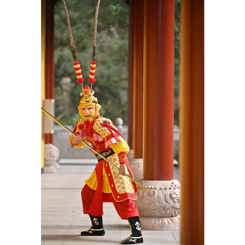 Sun Wukong performance clothes full set of costumes Monkey King Qitian Great Sage Westward Journey stage performance props