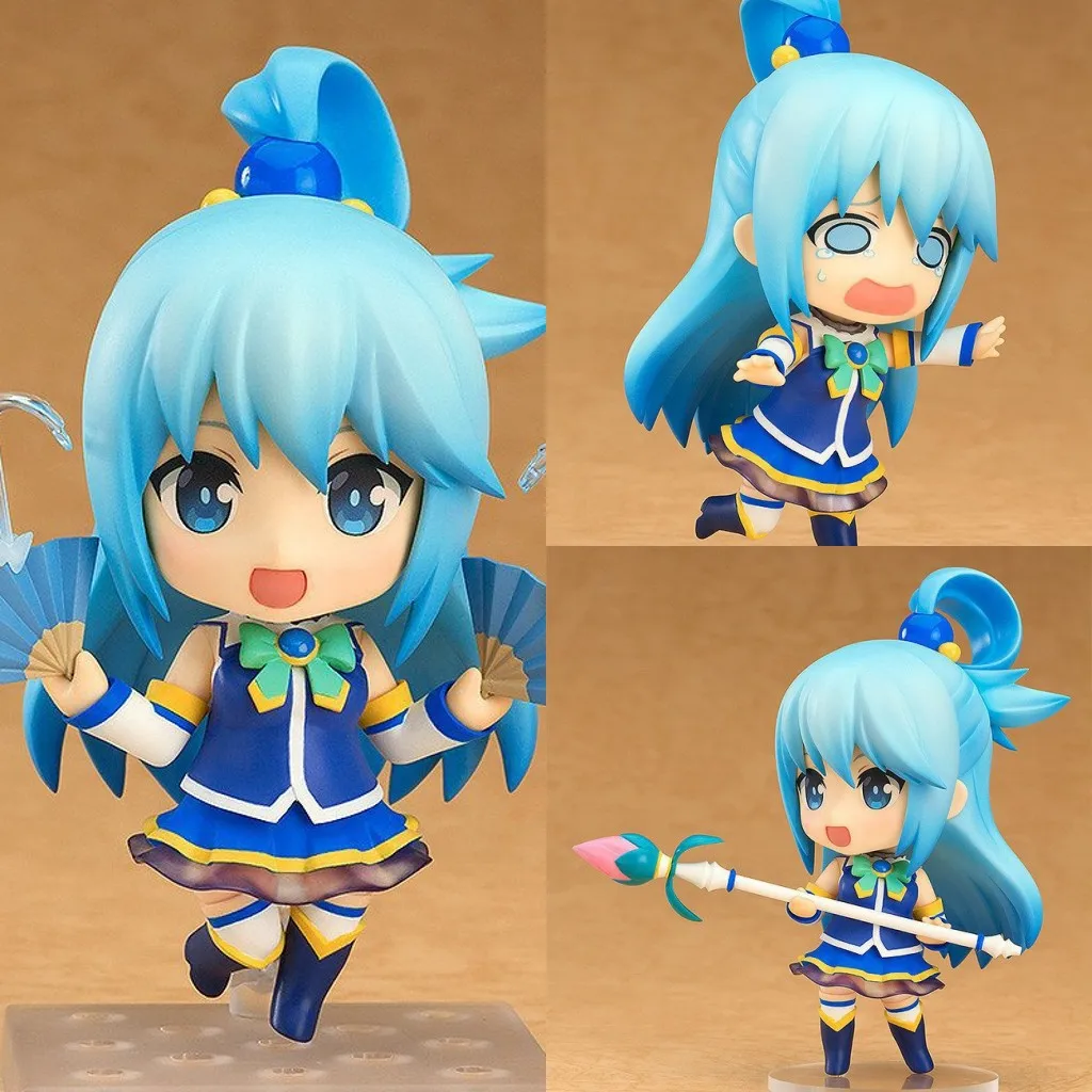

Anime Kono SubarashI Sekai Ni Shukufuku Wo Aqua PVC Action Figure Collectible Model Doll Toy 10CM 630#