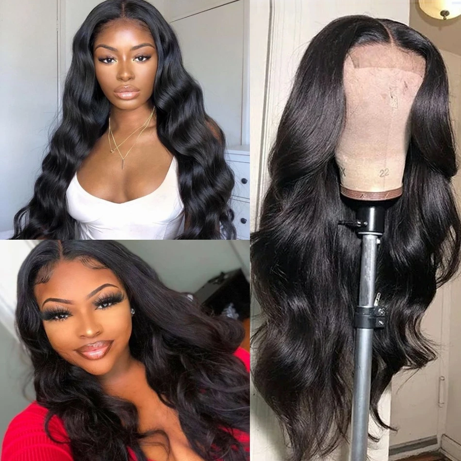 

Body Wave Human Hair Wig 4X4 5X5 Lace Closure Wig 13x4 Lace Frontal Wig PrePlucked Bleached Knots Human Hair Lace Front Wigs