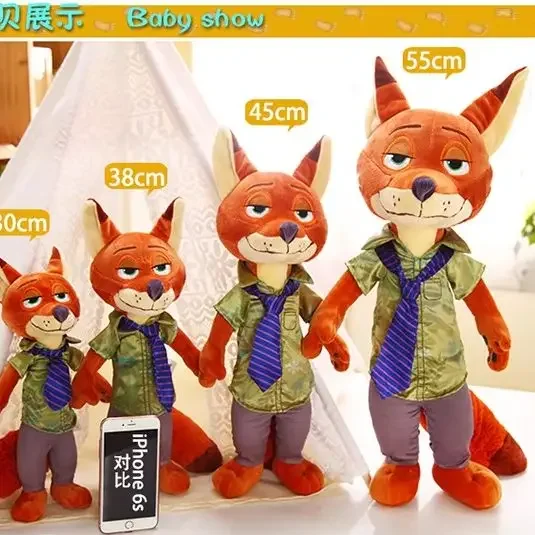 2026-راغدول زوتوبيا دمية قطيفة جودي دمية نيك دوول هدية للأطفال دمية الزوجين