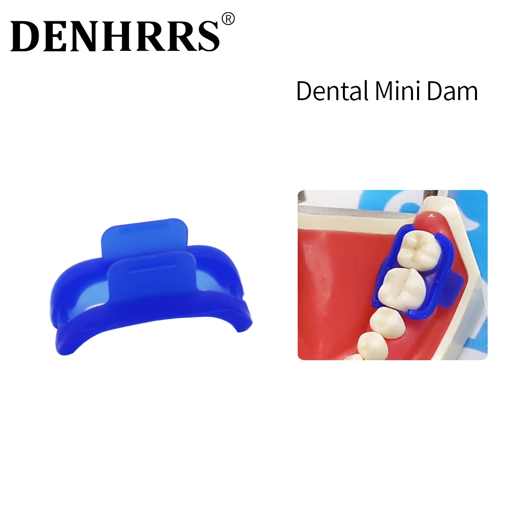 

Mini barrage dentaire MiniDam support de pince de barrage en caoutchouc Silicone dentaire pince de barrage en caoutchouc Clips d