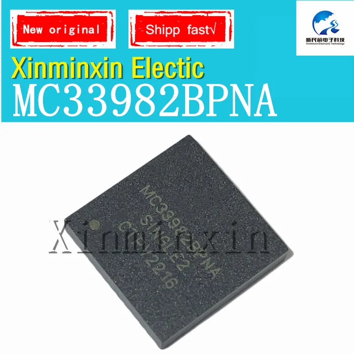 PQFN-16 IC 칩, 오리지널 재고, MC33982BPNA MC33982, 10 개/몫