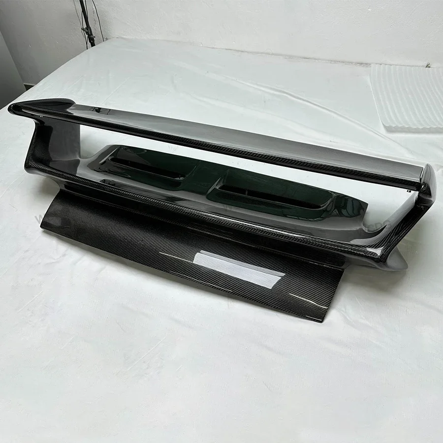 New Carbon Fiber Rear Wing Spoiler forPorsche 911 997 GT3 Style GT Rear Trunk Lid Cover Car Bodykit with Bumper