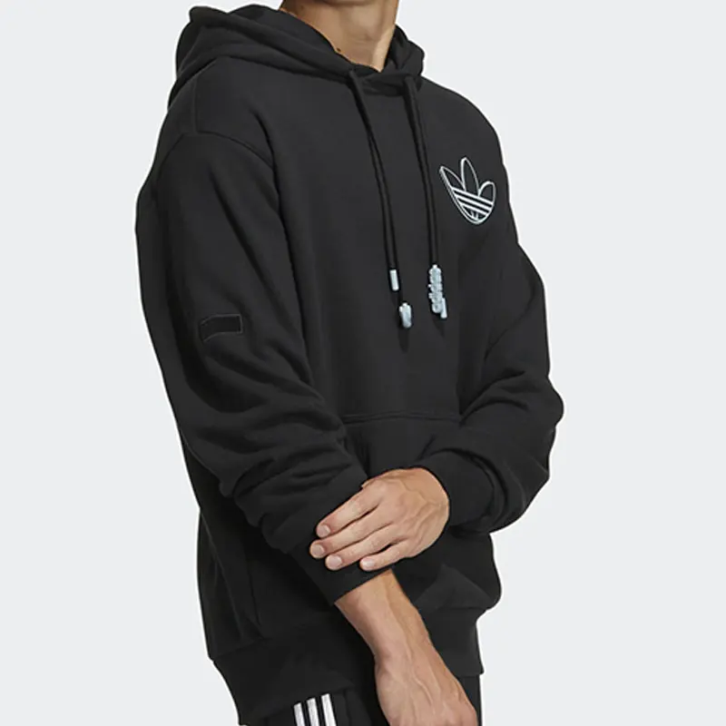 

Оригинальная спортивная повседневная свободная толстовка с капюшоном Adidas Clover для мужчин и женщин HS1998