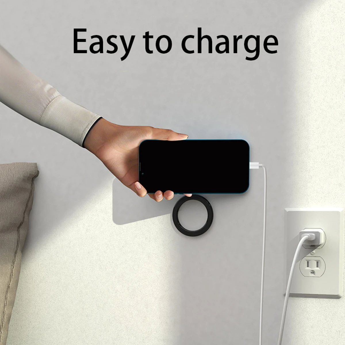 Penyangga Cincin Magnetik Ponsel untuk Magsafe Super Magnet Stand Braket Logam Ponsel untuk iPhone 17 16 15 Dudukan Magnet di Mobil