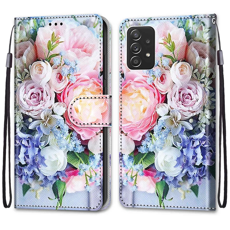 For Galaxy A13 Case For Samsung Galaxy A13 SM-A135F Cover Wallet Card Slots Phone Case Etui Samsung A 13 5G SM-A136U A137 Cases