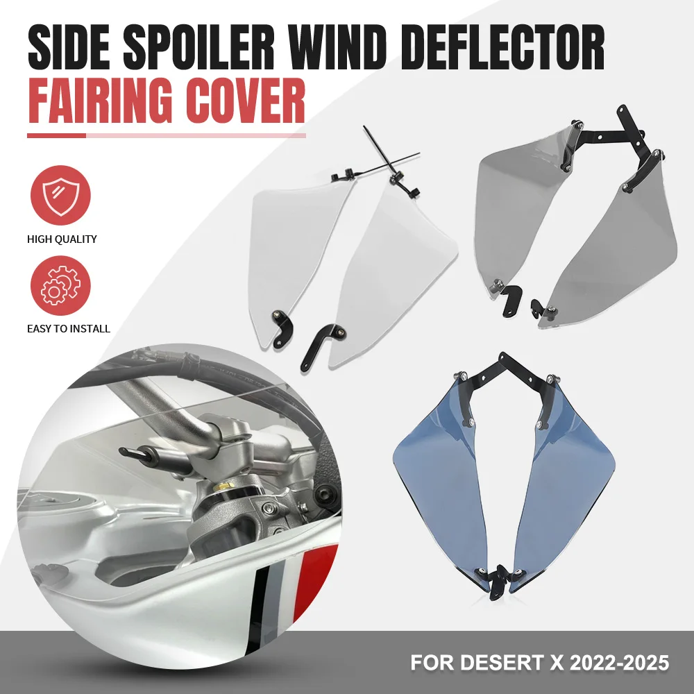 

For Ducati Desert X 2022 2023 2024 2025 Motorcycle Side Spoiler Wind Deflector Fairing Cover Side Spoiler Fairing Cover Desert X