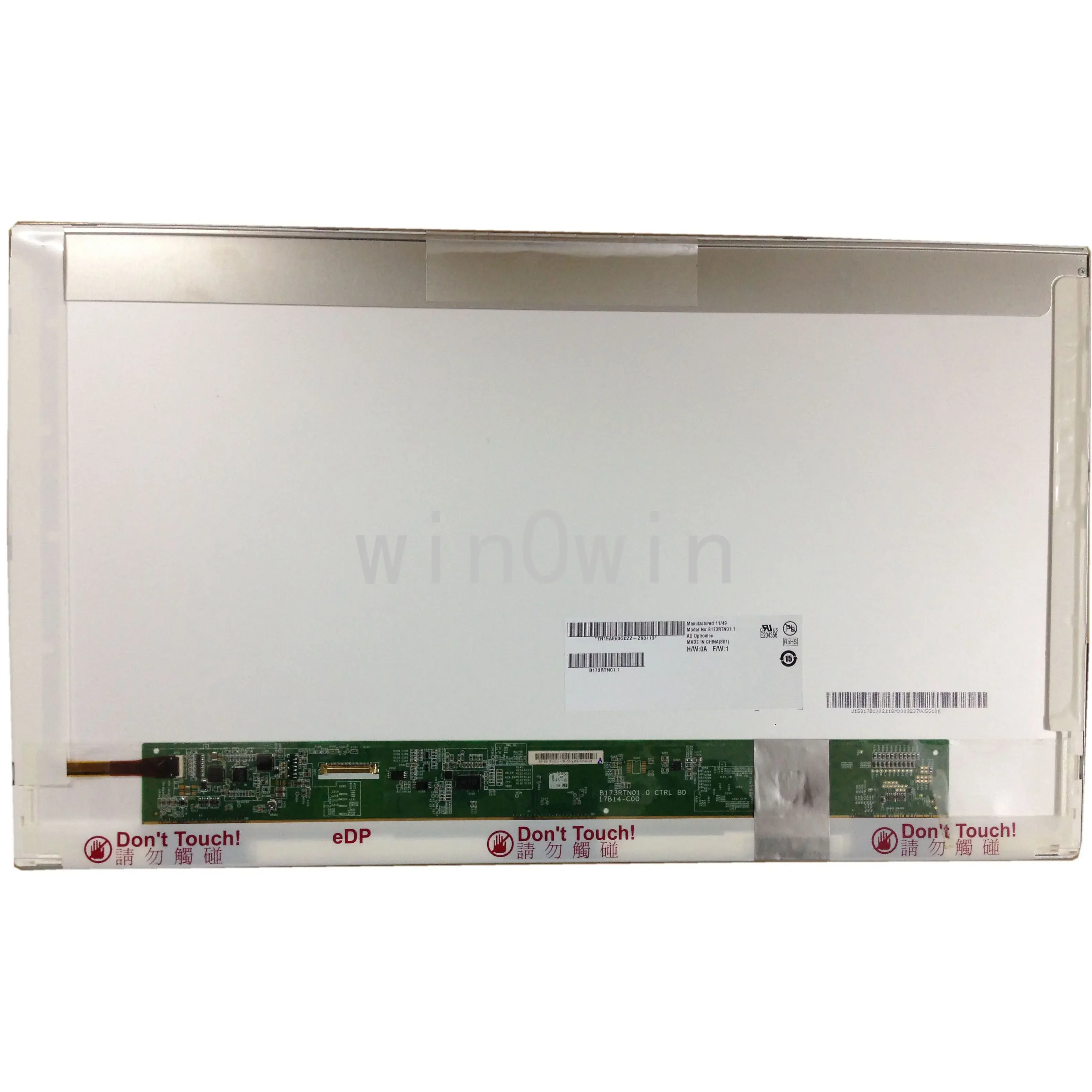 

B173RTN01.1 fit B173RTN01.3 B173RTN01 N173FGE-E23 LP173WD1-TPE1 EDP 30PIN LCD LED PANEL LAPTOP SCREEN