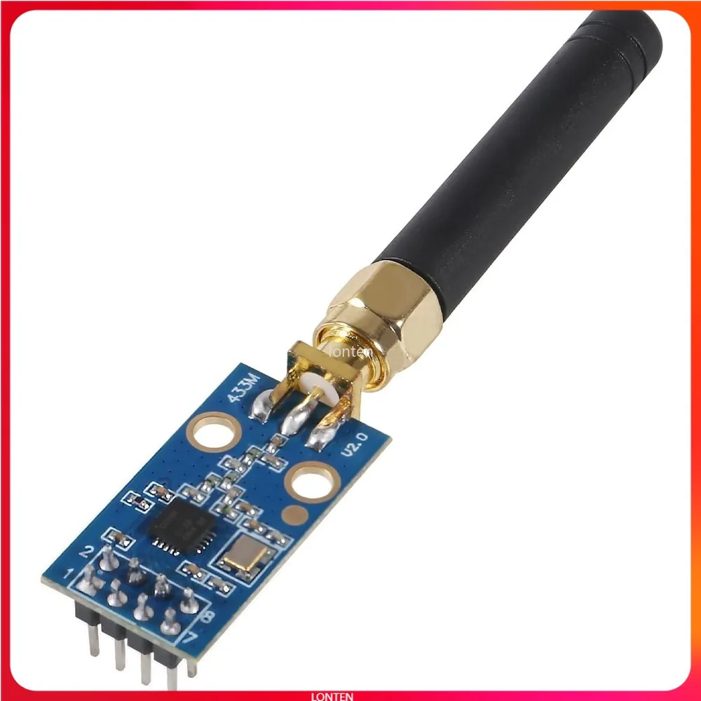

CC1101 Wireless Module with SMA Antenna Wireless Transceiver Module 433MHZ LT-WX0014