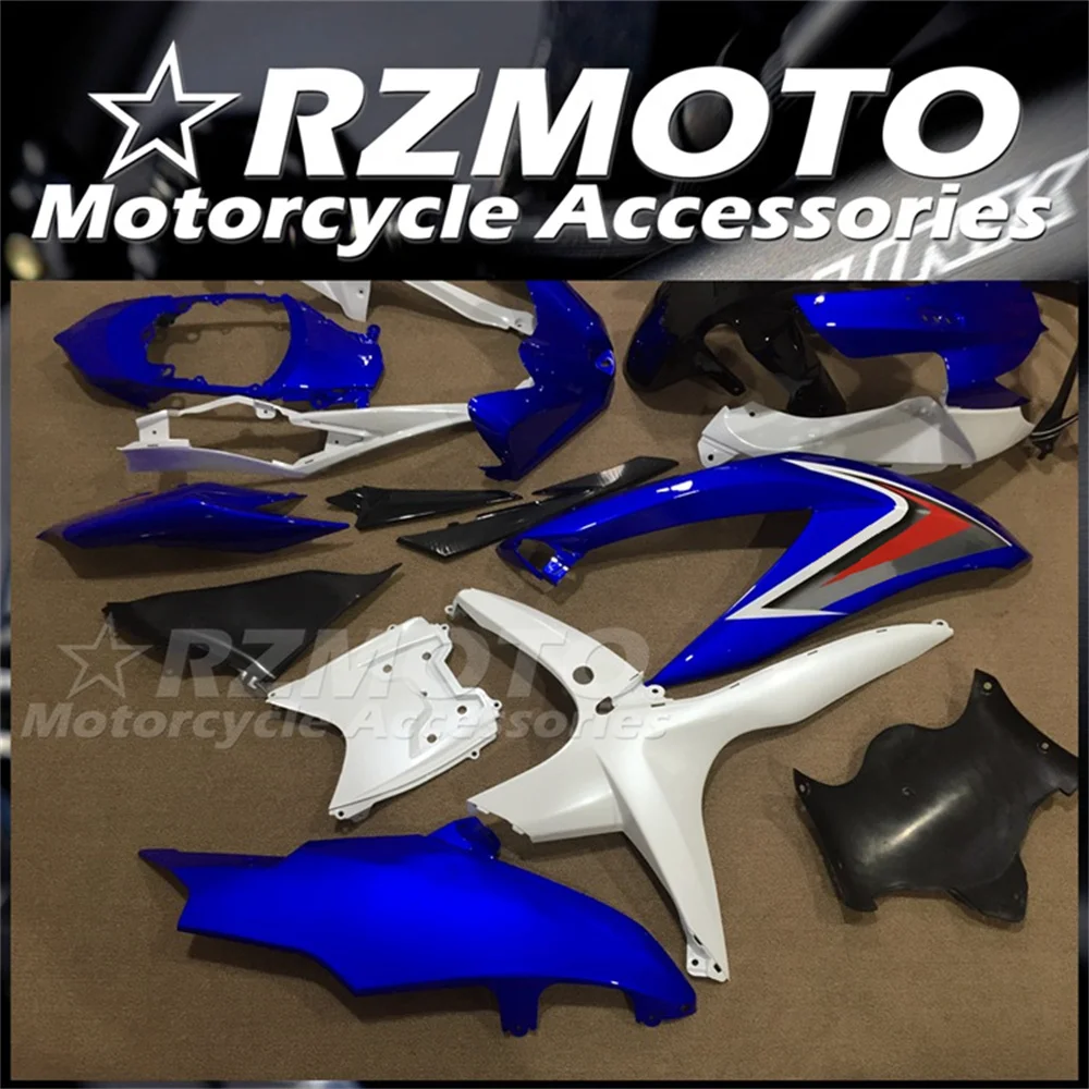 New ABS Motorcycle Fairings Kit For Suzuki GSXR600 GSXR750 08 09 10 K8 GSXR 600 750 2008 2009 2010 Custom Blue White