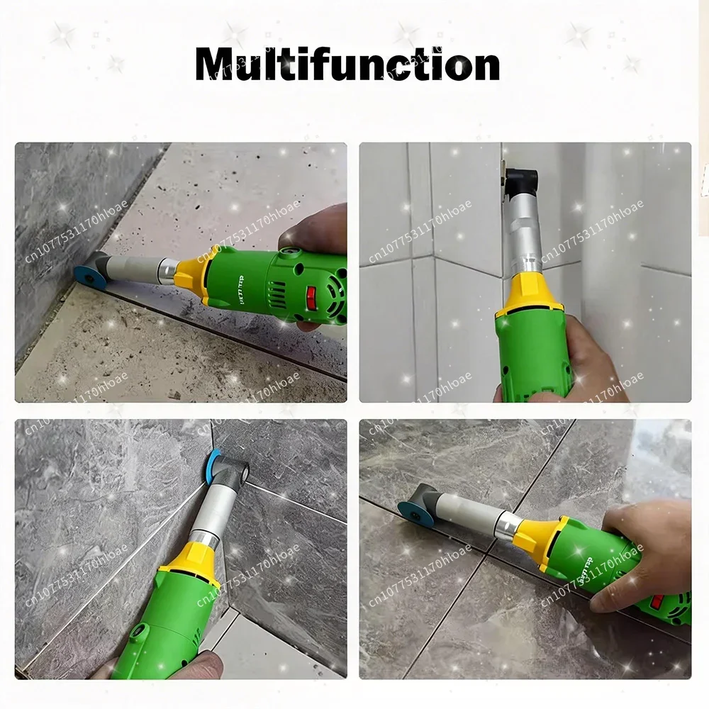 15000RPM 90° Right-Angle Angle Grinder  Multi-purpose tool for tile cutting, polishing, grouting cleaning, carving and polishing