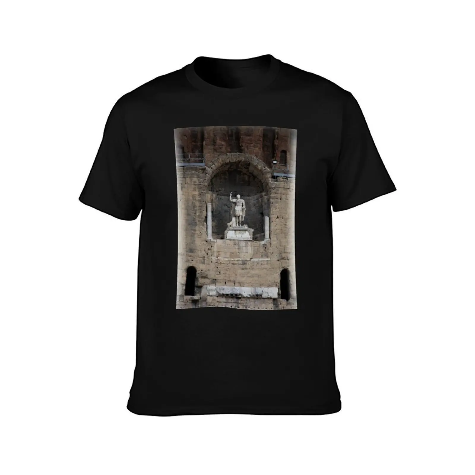Caesar Augustus at Arles Amphitheater T-Shirt Lightweight Running Sports T-Shirt