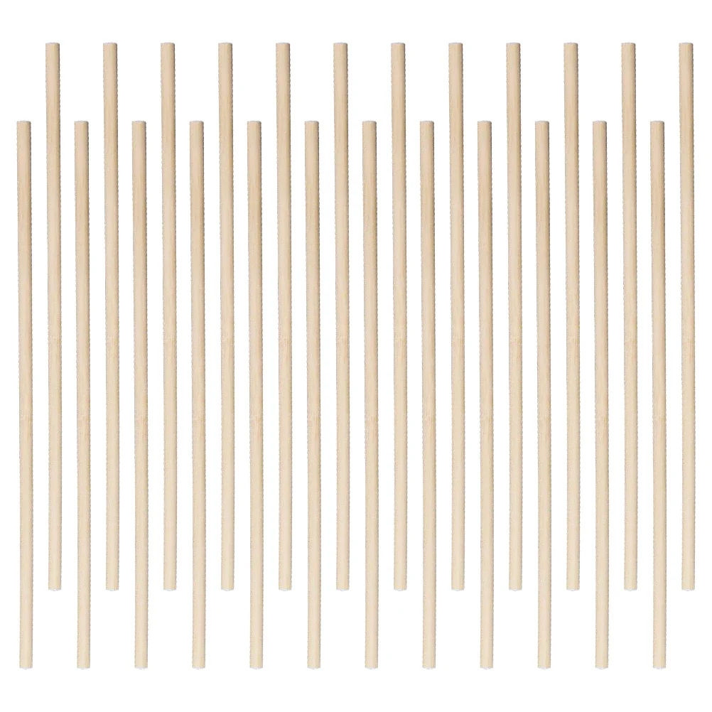 200개 어린이 DIY 공예 천연 나무 막대 미완성 목재 막대 그림 그리기 및 마스크용 목재 막대