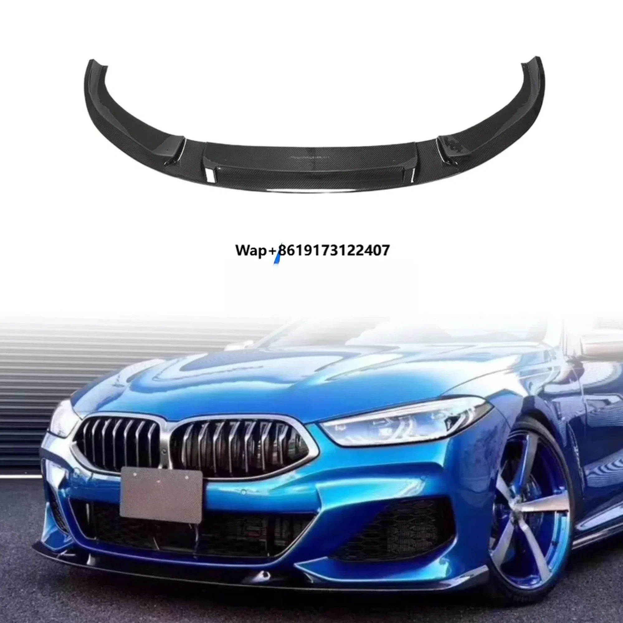

Upgraded 3D Style Carbon Fiber Front Lip Modification for 8 Series Front Bumper Lip Body Kit for 8 Series G14 G15 G16