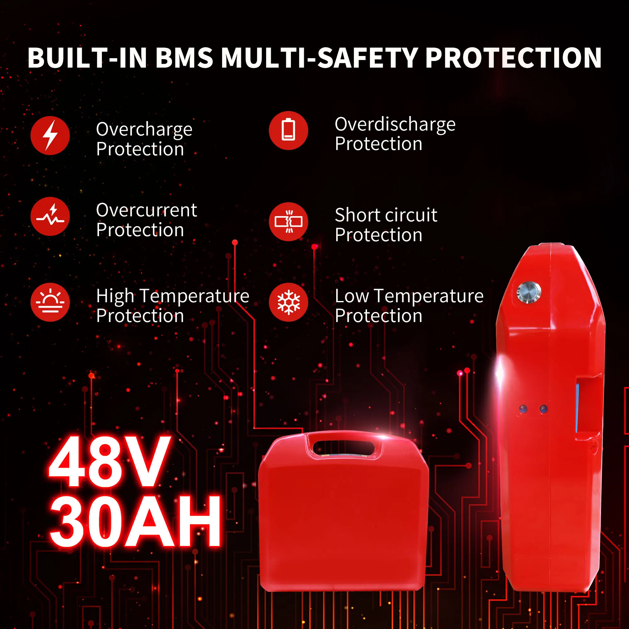 

48V 30Ah Lithium Battery for Electric Pallet Jack Truck Heli/JIALIFT CBD20J-LI-S LI3, LONKING CBD20-E1C1L, JAC, Tailift