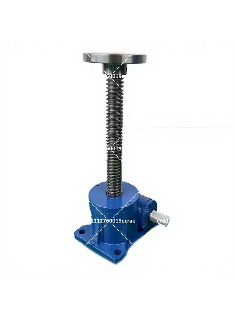 Manual Crank Screw Lift Platform Table, Portable Scissor Lift Stand for Workshop Garage Use