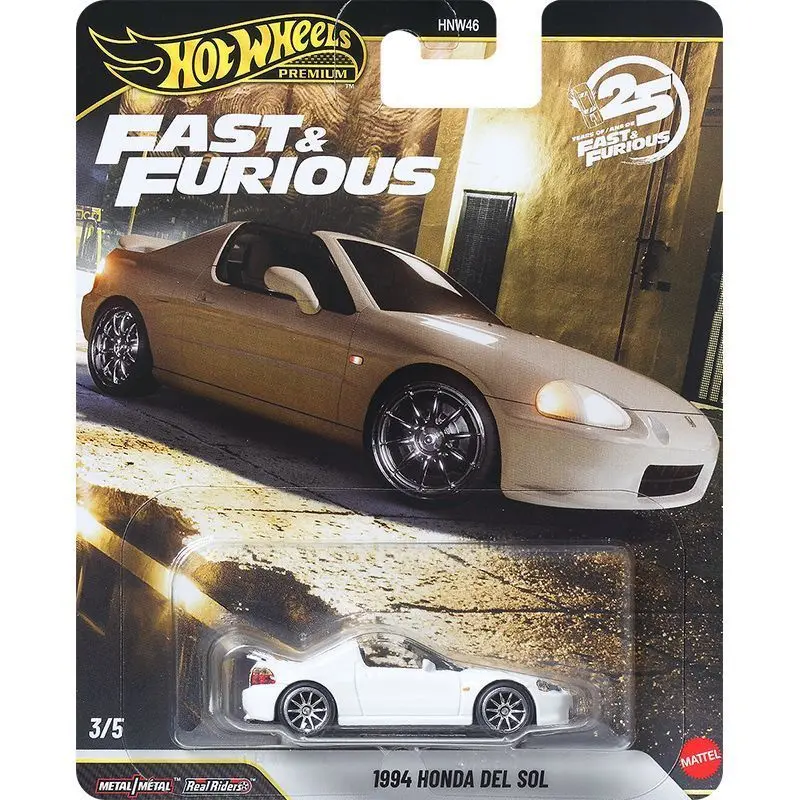 Original Hot Wheels Premium Car Fast & Furious 25th Anniversary Toy Boy 1/64 Diecast Mazda Chevy Honda Chevelle Lamborghini Gift