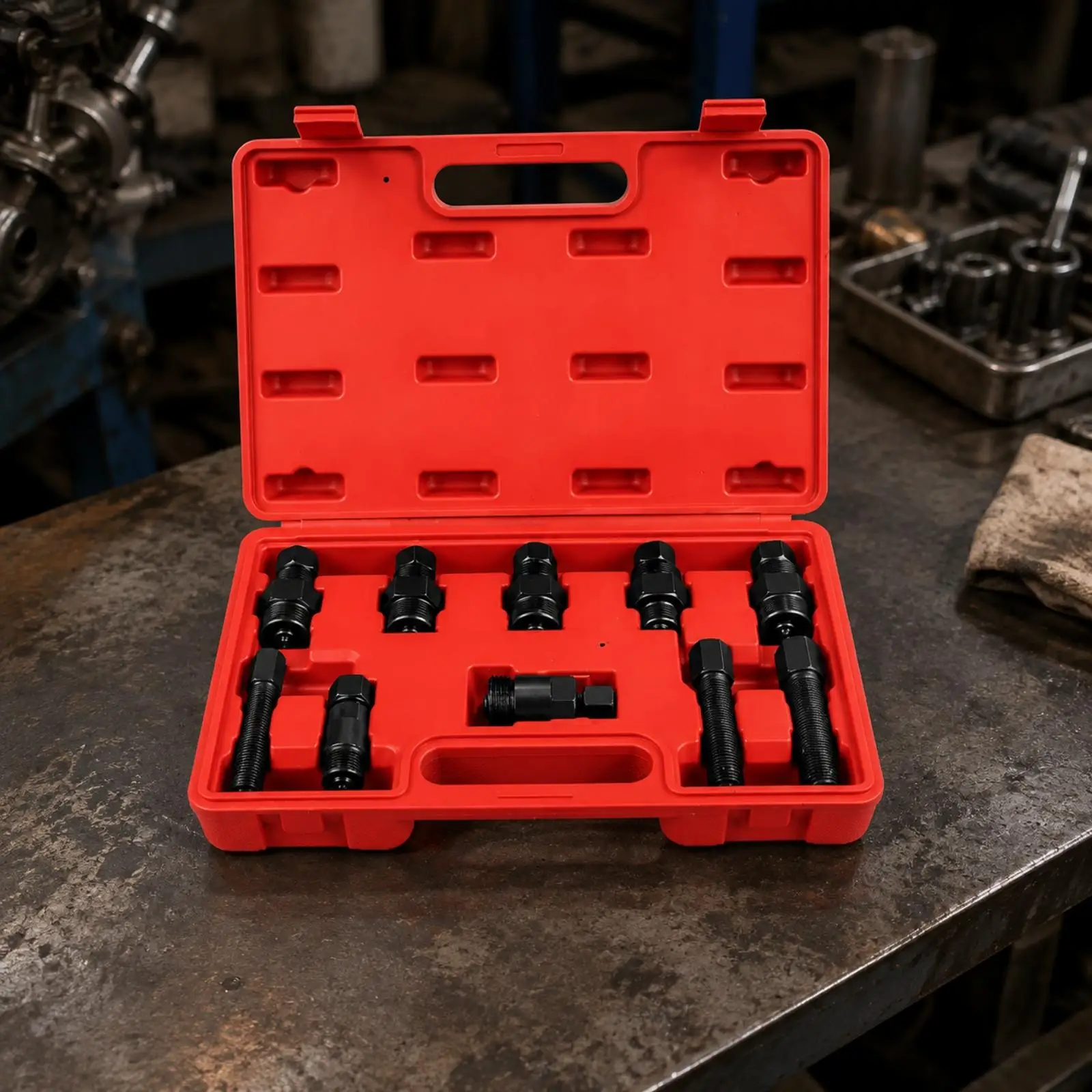 Motorcycle Engine Rotor Puller Kit 45 Steel Flywheel Extractor for Repair Shop Dirt Bike Scooter Use