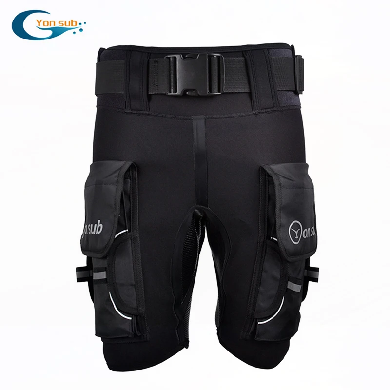 Cep 3mm neopren Tech şort ile yeni erkek tüplü dalış şort Wetsuits Spearfishing sörf şort kano kayak şort