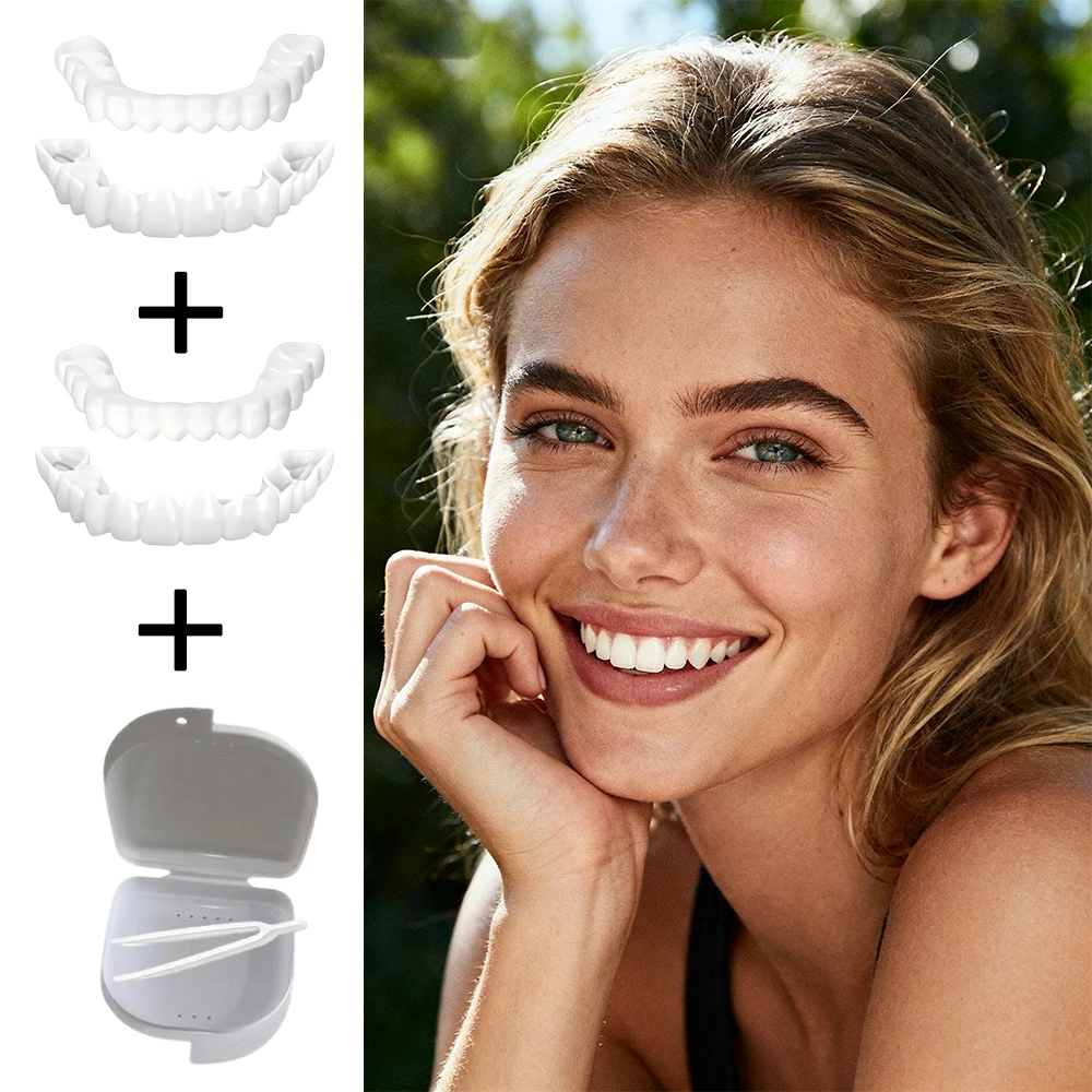 

New Campus Daily Teeth Veneers, Instant Whitening Smile Cover, Simple style matches student dressing H2931