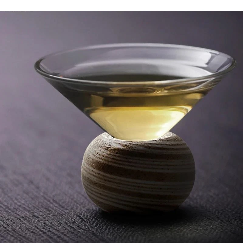 

Retro Ceramic Glass Cup Handmade Heat-resistant Flower Tea Beverage Sake Cups Household Teapot Water
