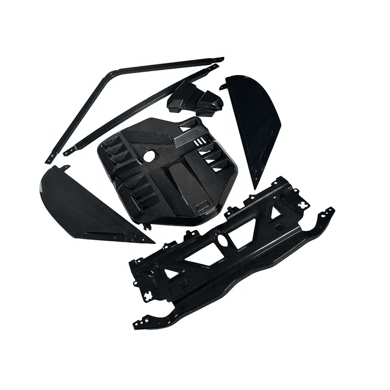 SPC Dry Carbon Fiber Engine Hood for G87 M2 Dry Carbon Fiber Engine Bay for M2 2023+ M3 M4 2021+ 8PCS
