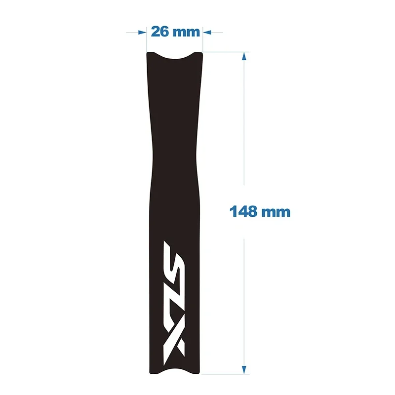 MTB Road Bike Crank Stickers for SLX M7000/M7100 Vinyl Waterproof Antifade Bicycle Cycling Racing Decoration Decal