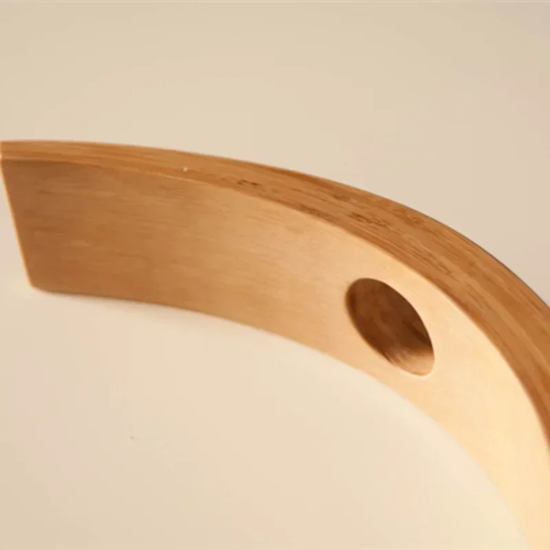 Estante de madera equilibrado para botellas de vino, soporte de exhibición de Bar moderno, decoración colgante creativa para el hogar, estante de botellas de vino de Bambú