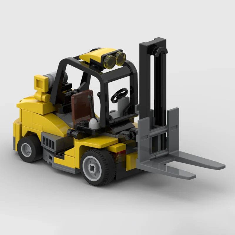 

Промышленный подъемник, классический вилочный погрузчик, идеальный выбор для подарков, детские творческие строительные блоки, игрушки из строительных блоков.