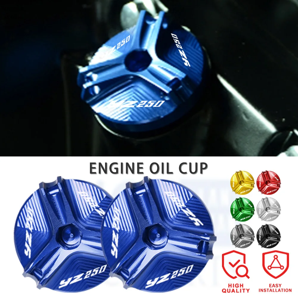 

Motorcycle Engine Oil Filler Cap For YAMAHA YZ250FX 2015-2023 YZ250 99-23 YZ250X 16-23 YZ250F 01-23 YZ 250 F/X/FX Accessories